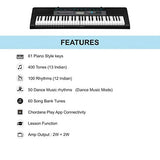 * delivery 4-6 Wks Casio CTK-2550 61-Key Portable Keyboard with Piano tones, Black