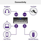 * delivery 4-6 Wks Yamaha PSR-I400 61-Key Portable Keyboard, Metallic Dark Grey
