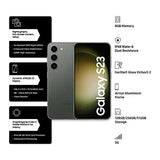 * delivery 4-6 Wks Samsung Galaxy S23 5G (Green, 8GB, 256GB Storage)