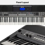 * delivery 4-6 Wks Yamaha PSR-I400 61-Key Portable Keyboard, Metallic Dark Grey