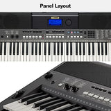 * delivery 4-6 Wks Yamaha PSR-I400 61-Key Portable Keyboard, Metallic Dark Grey