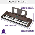 * delivery 4-6 Wks Yamaha PSR-E360 DW -61 Keys Portable Keyboard