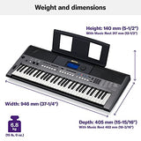 * delivery 4-6 Wks Yamaha PSR-I400 61-Key Portable Keyboard, Metallic Dark Grey